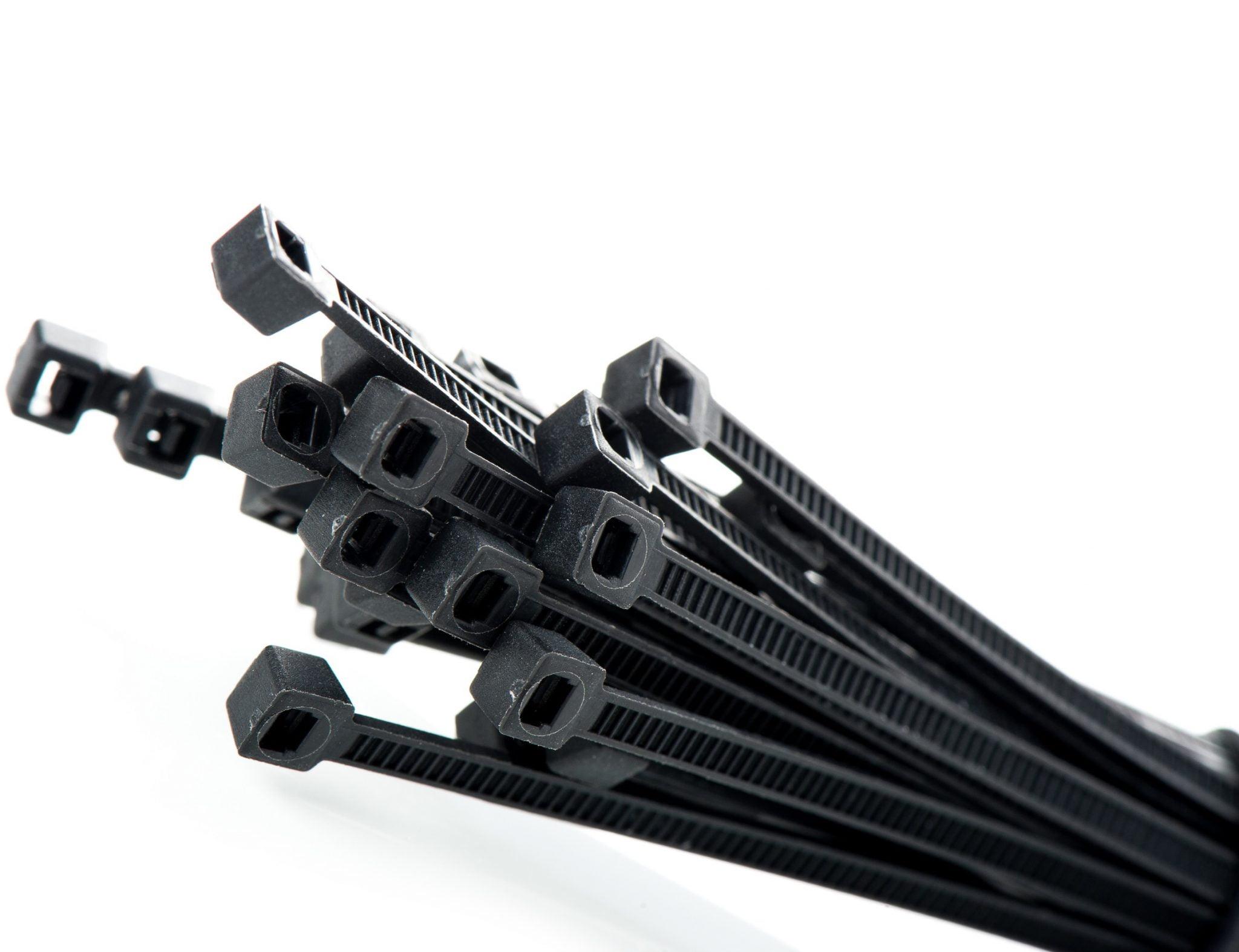 Cable Tie 6 IN Black PE 40LB 1000/Pack