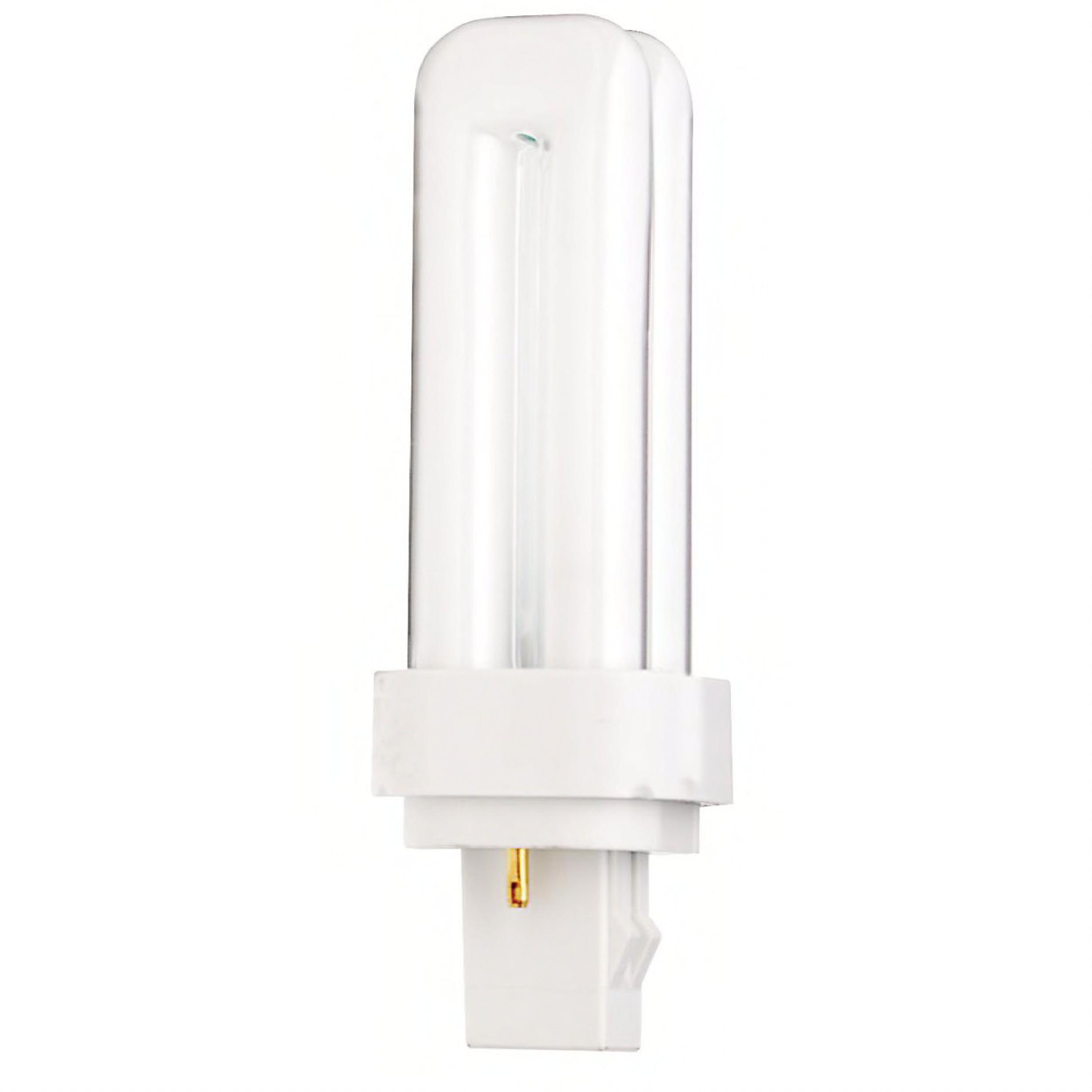 Light Bulb White 13 Watt Fluorescent Compact 2 Pin 3500 K 50 Count/Case
