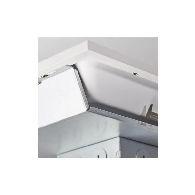 Light Bulb 48X48 IN White Aluminum Steel 20Watt /30Watt /40Watt 3500K/4000K/5000K LED Backlit Flat Panel 1/Each