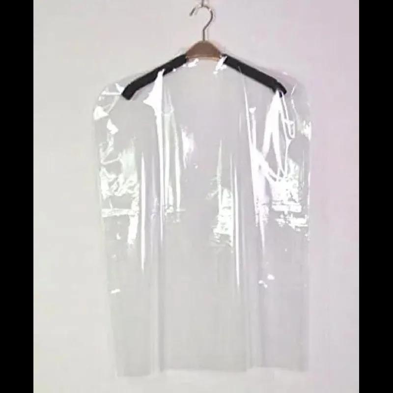 Garment Bag 21X7X54 IN Clear LDPE 0.00055MIL 12.9#/RL 80 Rolls/Pallet