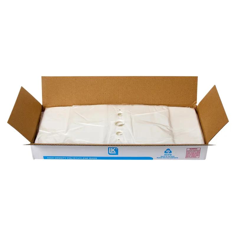 Sandwich Bag 6.5X7 IN High-Density Polyethylene (HDPE) 0.5MIL Clear With Flip Top Closure Saddlepack 2000/Case