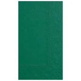 Dinner Napkins 15X17 IN 7.5X4.25 IN Hunter Green Tissue Paper 2PLY Embossed 1000/Case