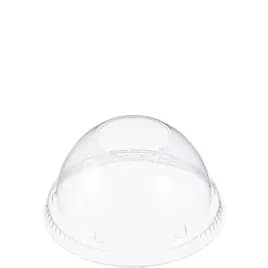 Dart® Lid Dome 3.9X1.9 IN OPS Clear For 12-24 OZ Cup With Hole 50 Count/Pack 20 Packs/Case 1000 Count/Case