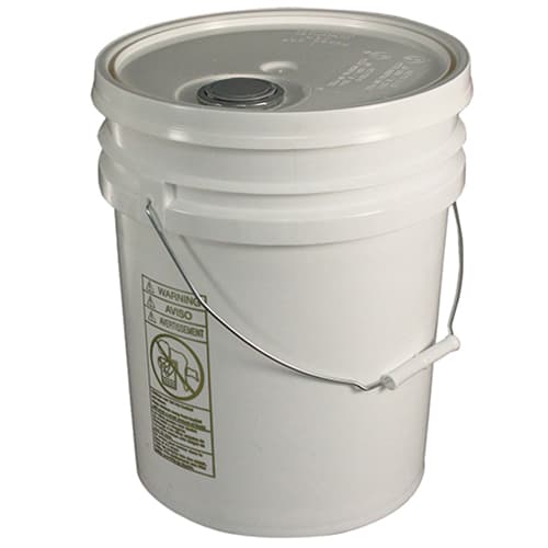 Impact® Pail 5 GAL PE White With Lid 1/Each