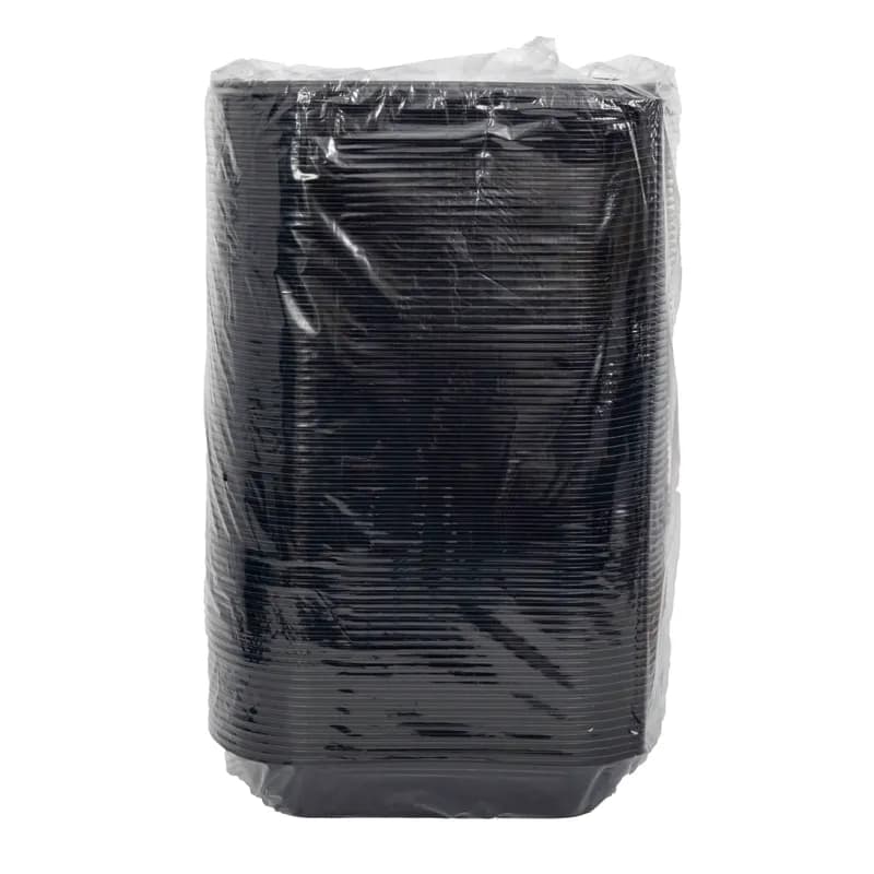 Epic Take-Out Container Base 32 OZ PP Black 75 Count/Pack 4 Packs/Case 300 Count/Case