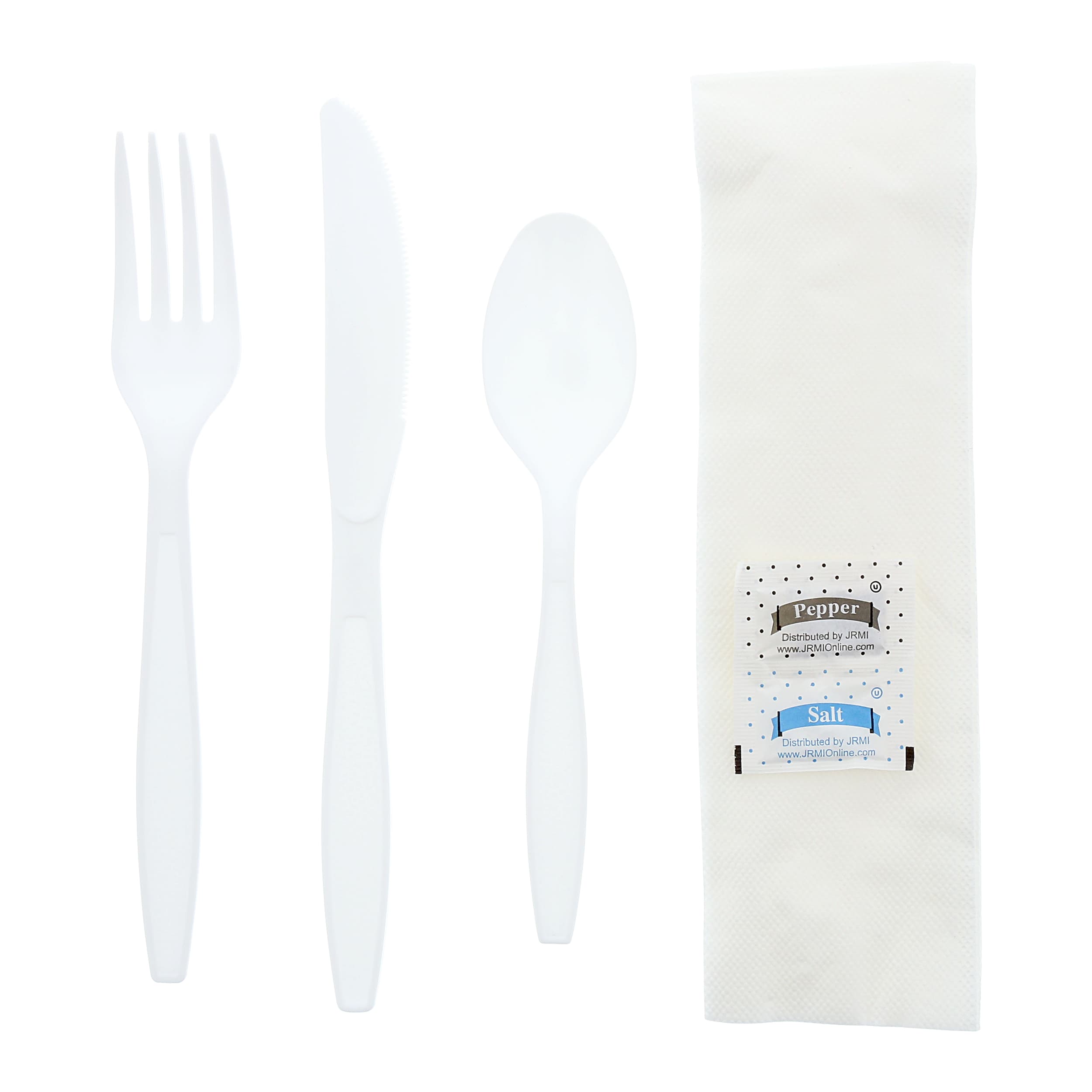 6PC Cutlery Kit PS White Heavyweight 250/Case