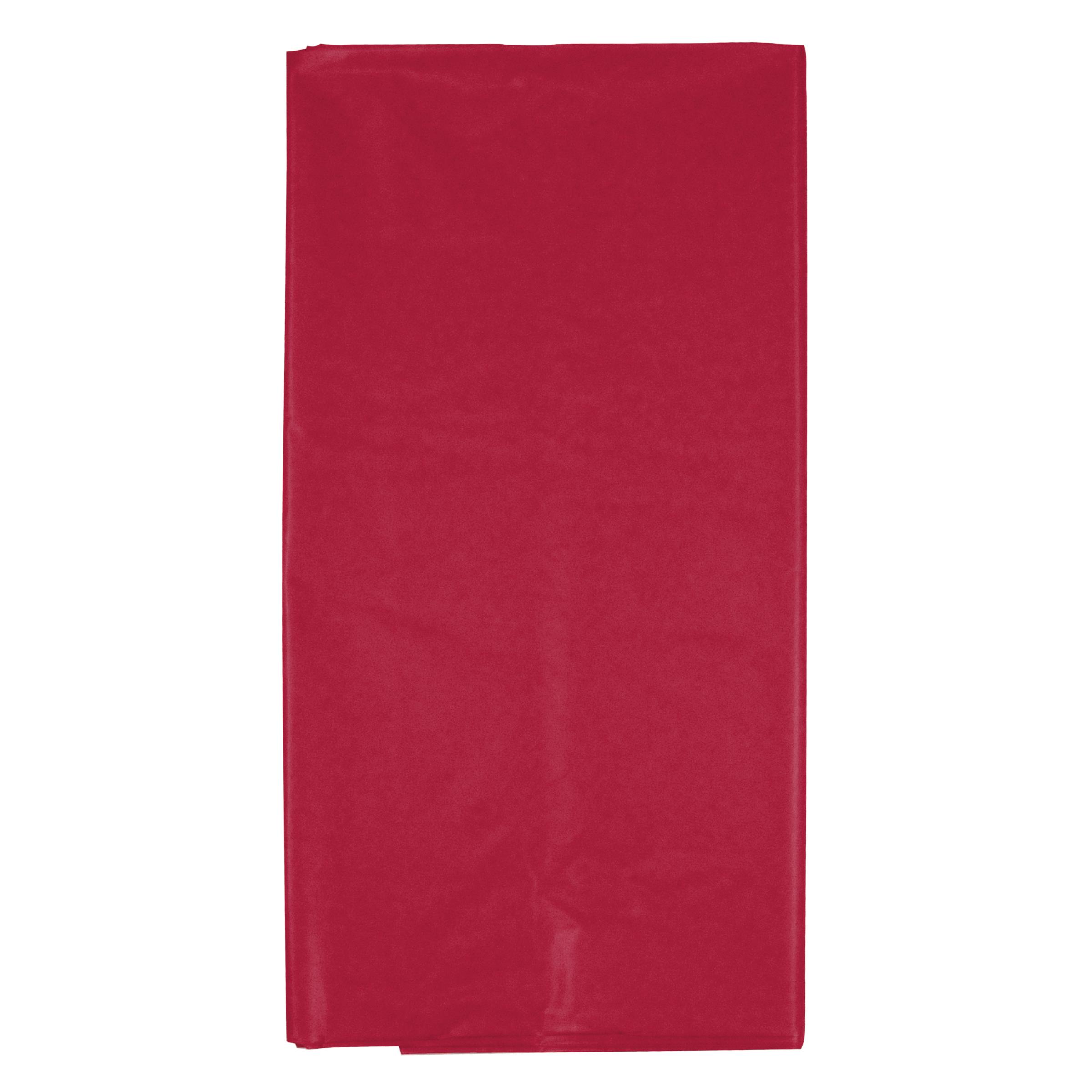 Table Cover 54X108 IN Plastic Red 12/Case