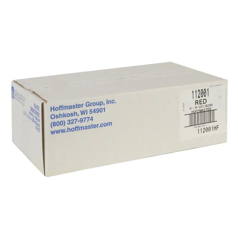 Table Cover 54X108 IN Plastic Red 12/Case