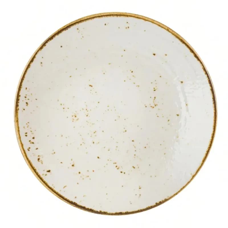 Creations Melamine Craft White Mel Plate Coupe Plate 11.75 IN Melamine Craft White 6/Case