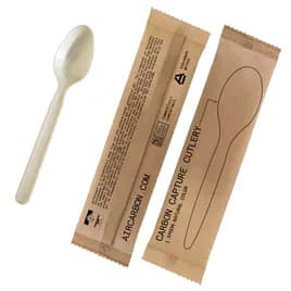 Spoon 6 IN Air Carbon Natural Paper Wrapped 500/Case