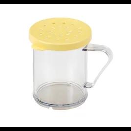 Cheese Shaker PC Clear Yellow With Dredge Lid 1/Each