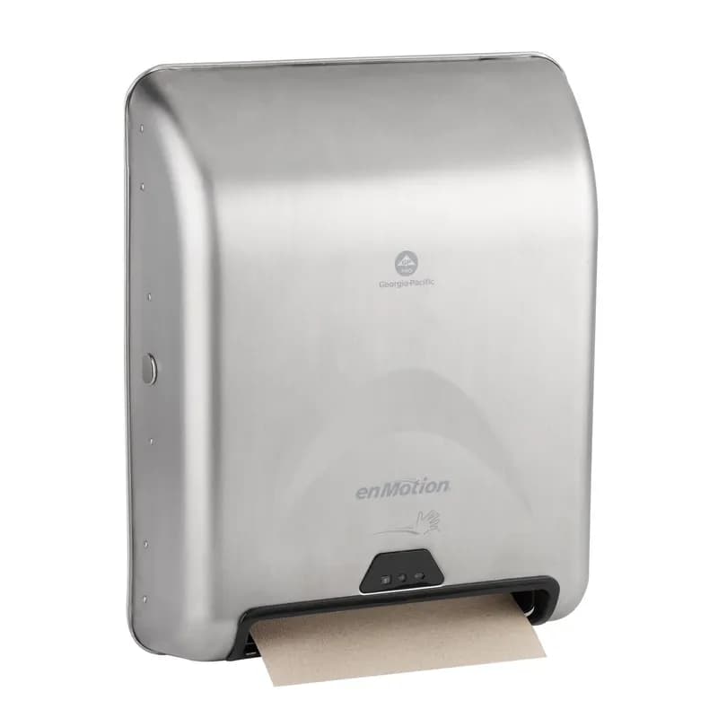 enMotion® Paper Towel Dispenser Stainless Steel Wall Mount 1-Roll Recessed Touchless Automatic 1/Each