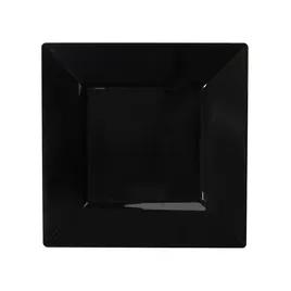 Plate 8 IN Plastic Black Square 120/Case