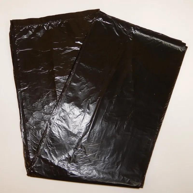 Can Liner 24X33 IN Black Plastic 8MIC Flat Pack 500/Case