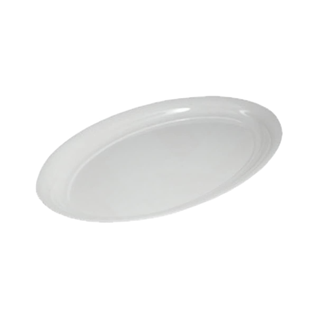 Victoria Bay Serving Tray 21X14 IN PS Clear Oval 20/Case