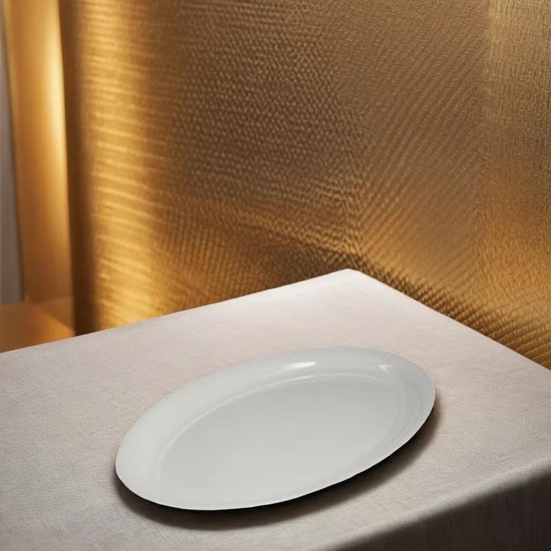 Victoria Bay Serving Tray 21X14 IN PS Clear Oval 20/Case