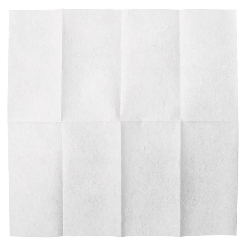 Victoria Bay Dinner Napkins 17X17 IN White Paper 1PLY Linen Feel 75 Count/Pack 4 Packs/Case 300 Count/Case