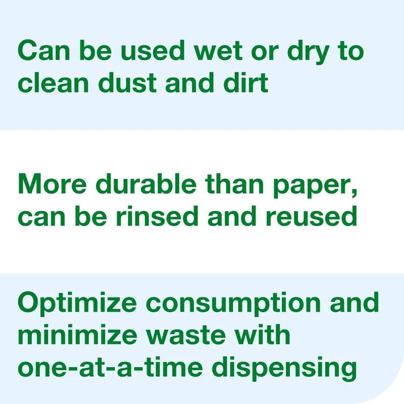 Tork Cleaning Cloth Wipe  16.125X8.27 IN Folded: 4.031X8.27 IN Light Duty 1 Cloth White Interfold 120/Case