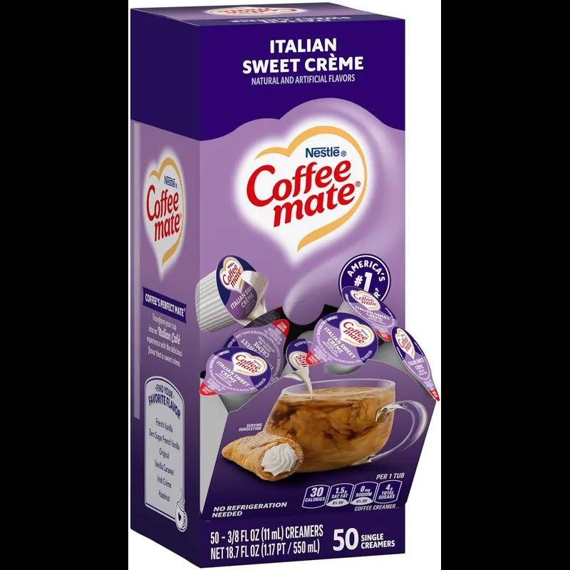 Nestle Coffee mate® Italian Sweet Creme Coffee Creamer 0.38 FLOZ Mini Cup 1/Box