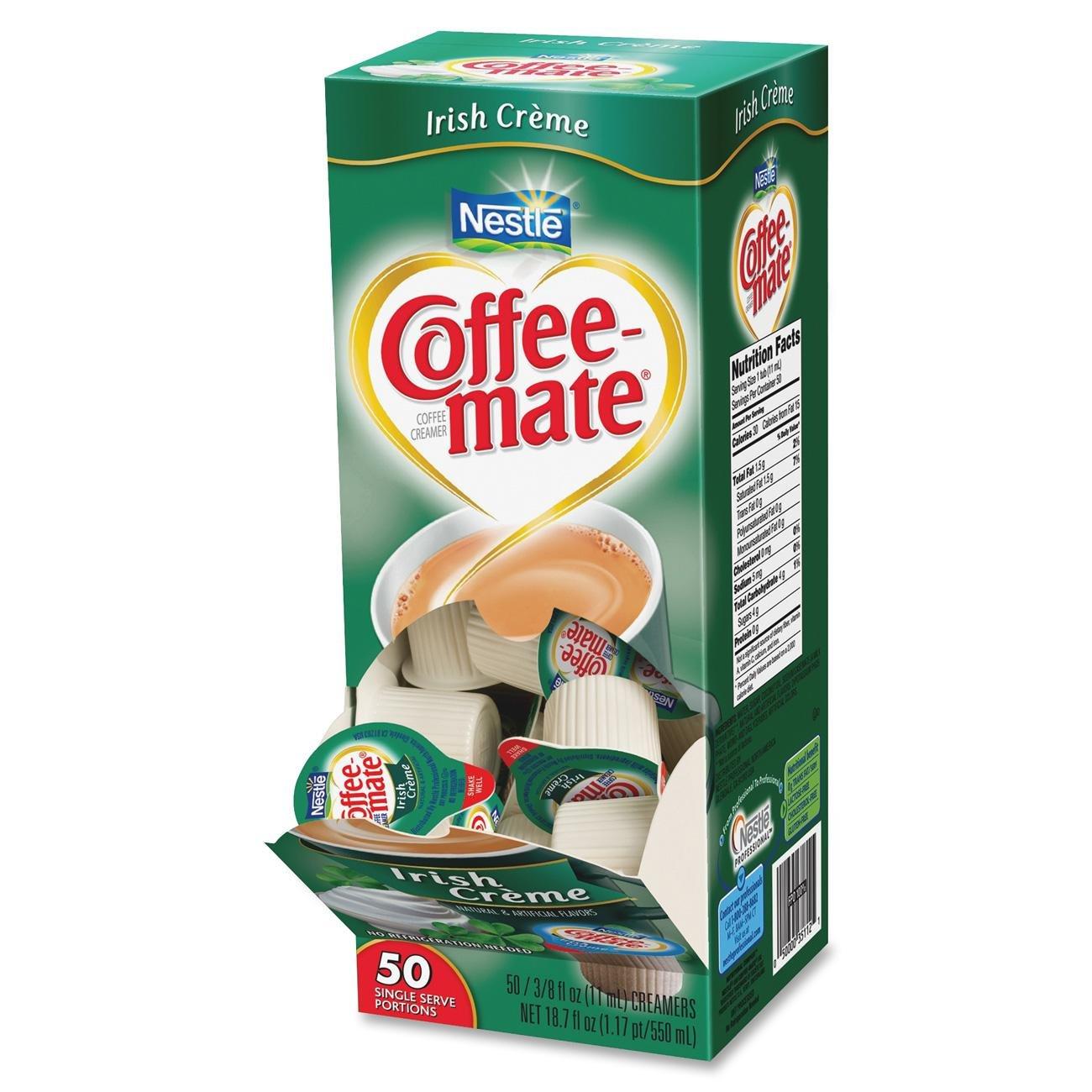 Nestle Coffee mate® Irish Cream Coffee Creamer 0.38 FLOZ Mini Cup 1/Box