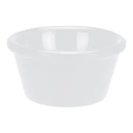 Ramekin 2 OZ Melamine White Plain Smooth Sided 96 Count/Case