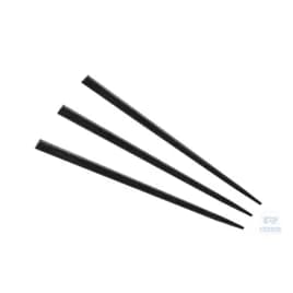 Food Prism Pick 4 IN Plastic Triangle Black 500 Count/Pack 5 Packs/Case 2500 Count/Case