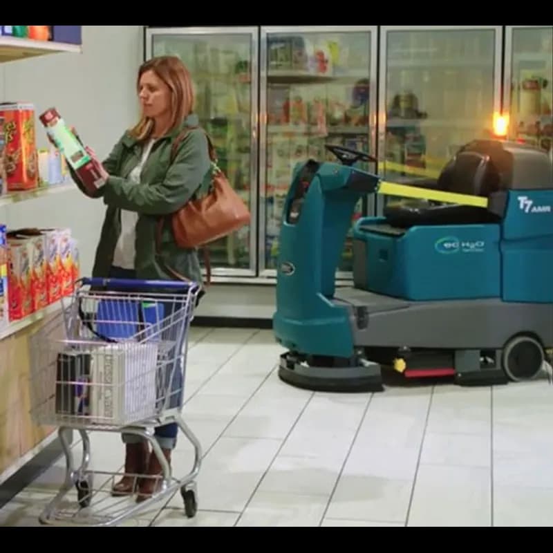Robotic Floor Scrubber 29 GAL 26IN Blue ec-H2O NanoClean® Powered by BrainOS® (AMR) 1/Each