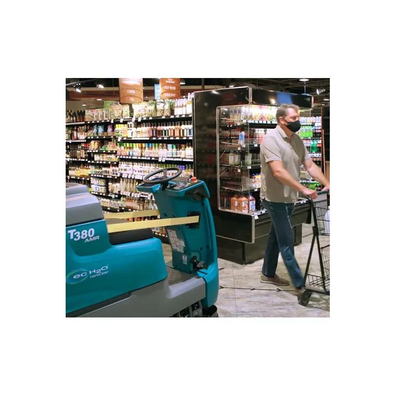 Floor Scrubber 62X25X55 IN 20 GAL 20IN Blue Black Ride-On Dual Disk Lithium-Ion Battery 1/Each