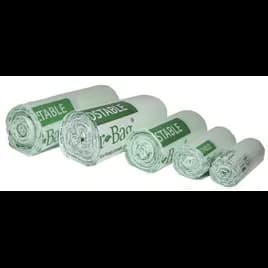 Victoria Bay Compostable Liner 38X58 IN 58 GAL Green 0.90MIL 20 Count/Roll 5 Rolls/Case