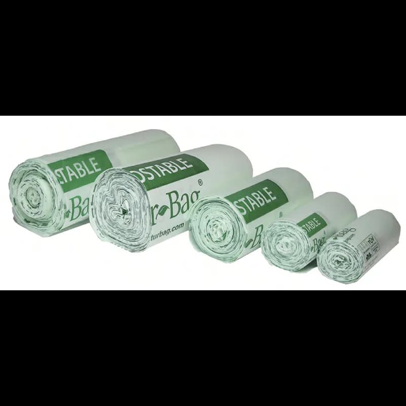 Victoria Bay Compostable Liner 38X58 IN 58 GAL Green 0.90MIL 20 Count/Roll 5 Rolls/Case