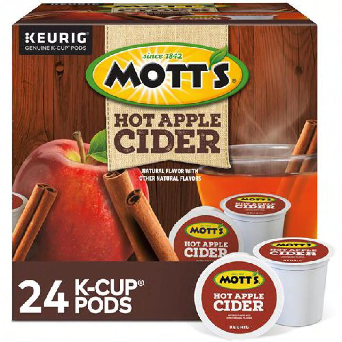 Mott's® Hot Apple Cider 1 OZ K-Cup 24 Count/Box