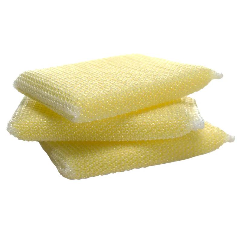 Scotch-Brite™ 723-2F Scrubbing Sponge 4.3X2.6X0.5 IN Foam Yellow Rectangle Reusable 3 Count/Pack 8 Packs/Case