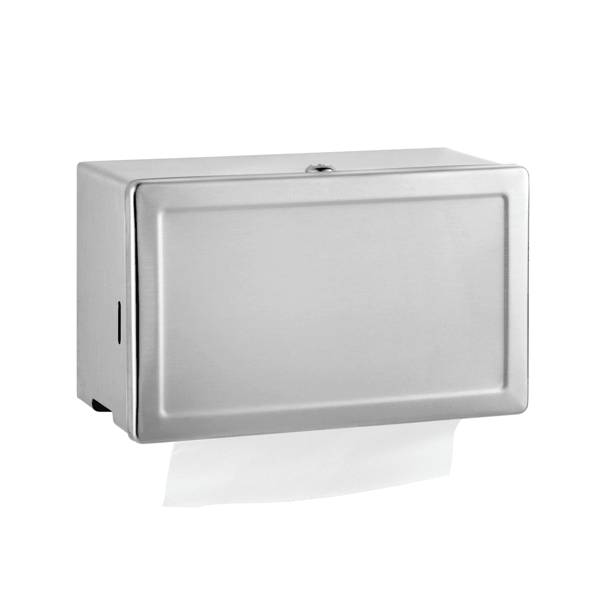 Paper Towel Dispenser 6.18X12.13X7.25 IN Stainless Steel Surface Mount Single Fold Satin 1/Each
