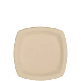 Dart® Plate 6.7X6.7X0.627 IN Pulp & Fiber Natural Square 125 Count/Bag 8 Bags/Case 1000 Count/Case