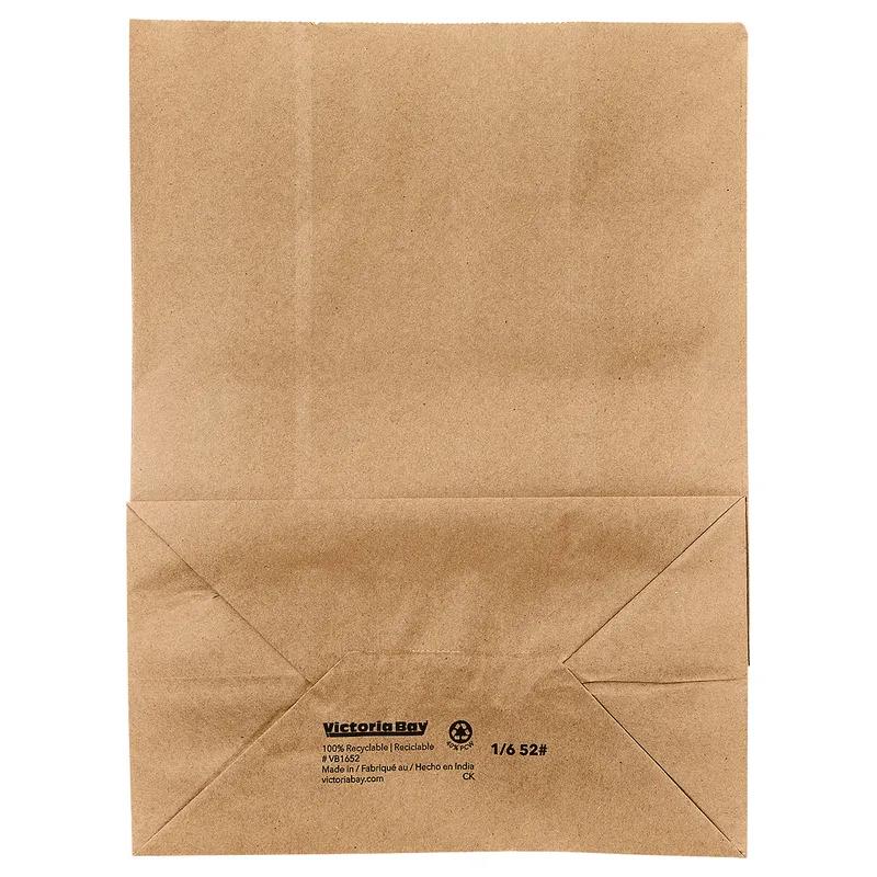 Victoria Bay Bag 1/6 52 LB Paper Kraft 500/Bundle