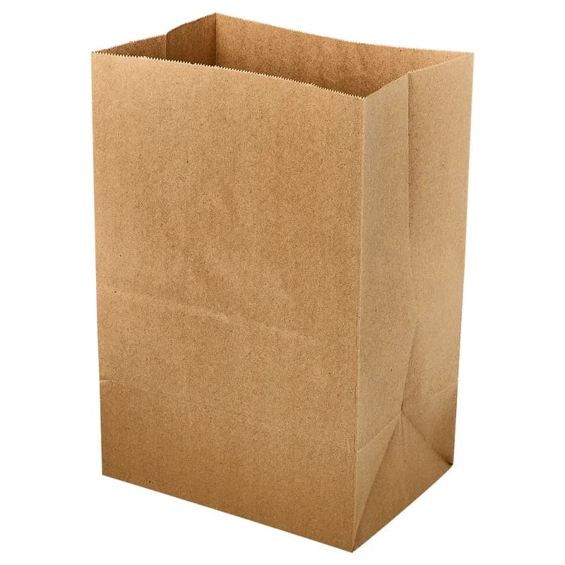 Victoria Bay Bag 1/8 52 LB Paper Kraft Unprinted Squat 500/Bundle