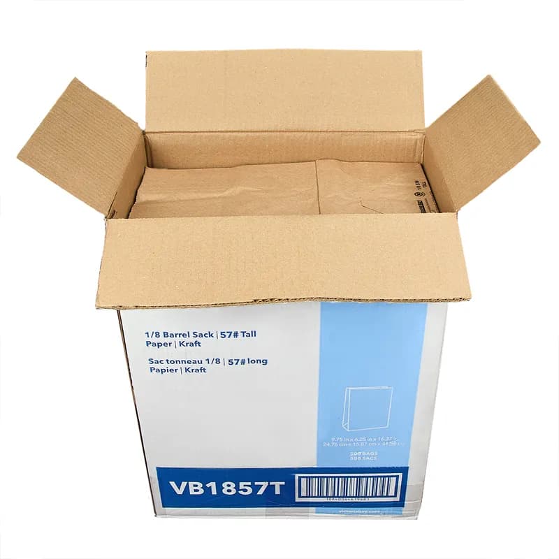 Victoria Bay Bag 1/8 57 LB Paper Kraft Tall 500/Bundle
