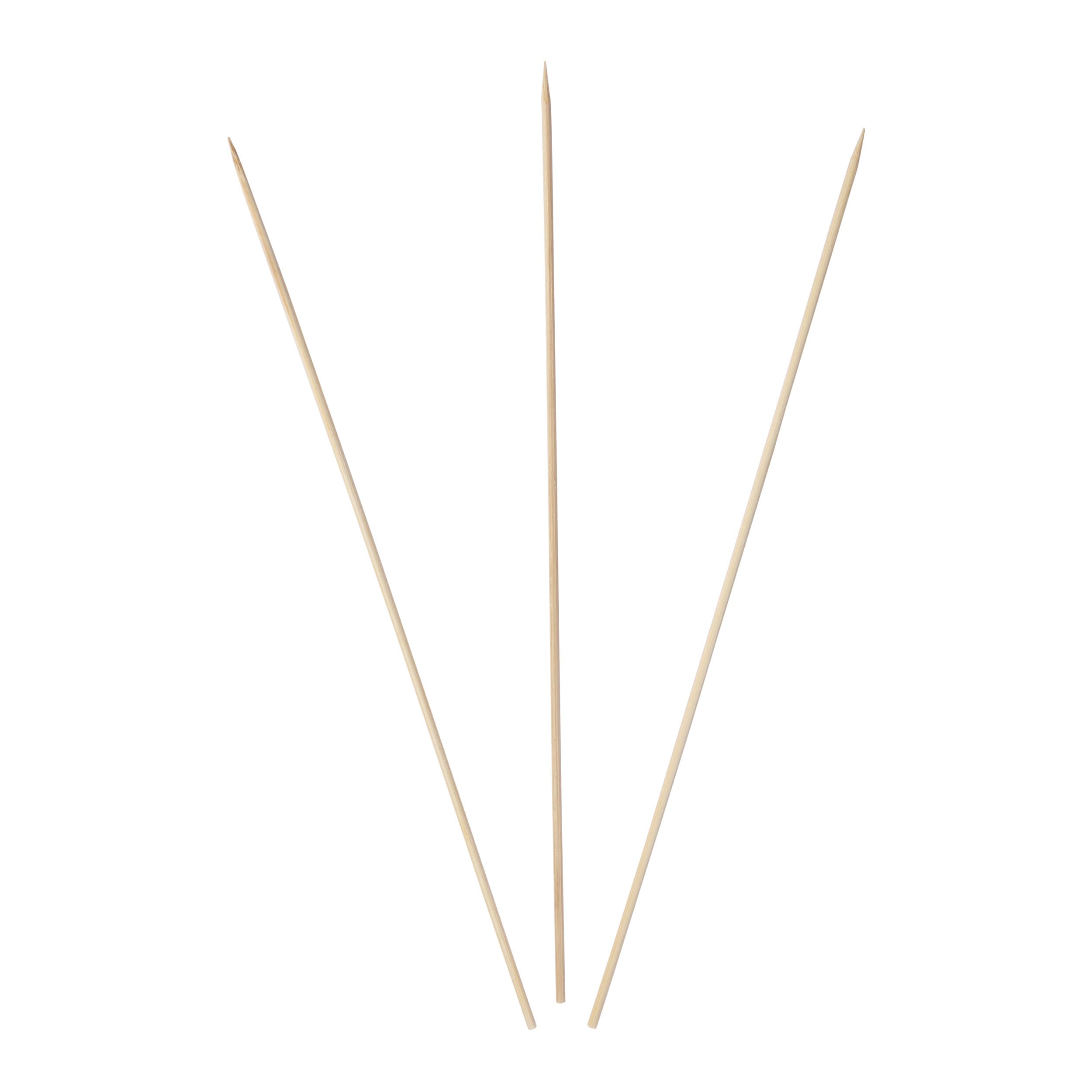 Shishkabob Skewer 12 IN Bamboo Round Natural 800/Box