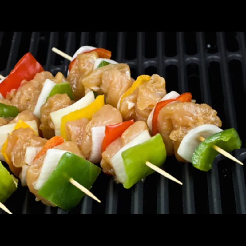 Shishkabob Skewer 12 IN Bamboo Round Natural 800/Box