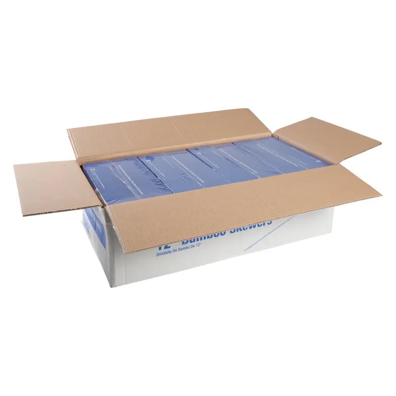 Shishkabob Skewer 12 IN Bamboo Round Natural 800/Box