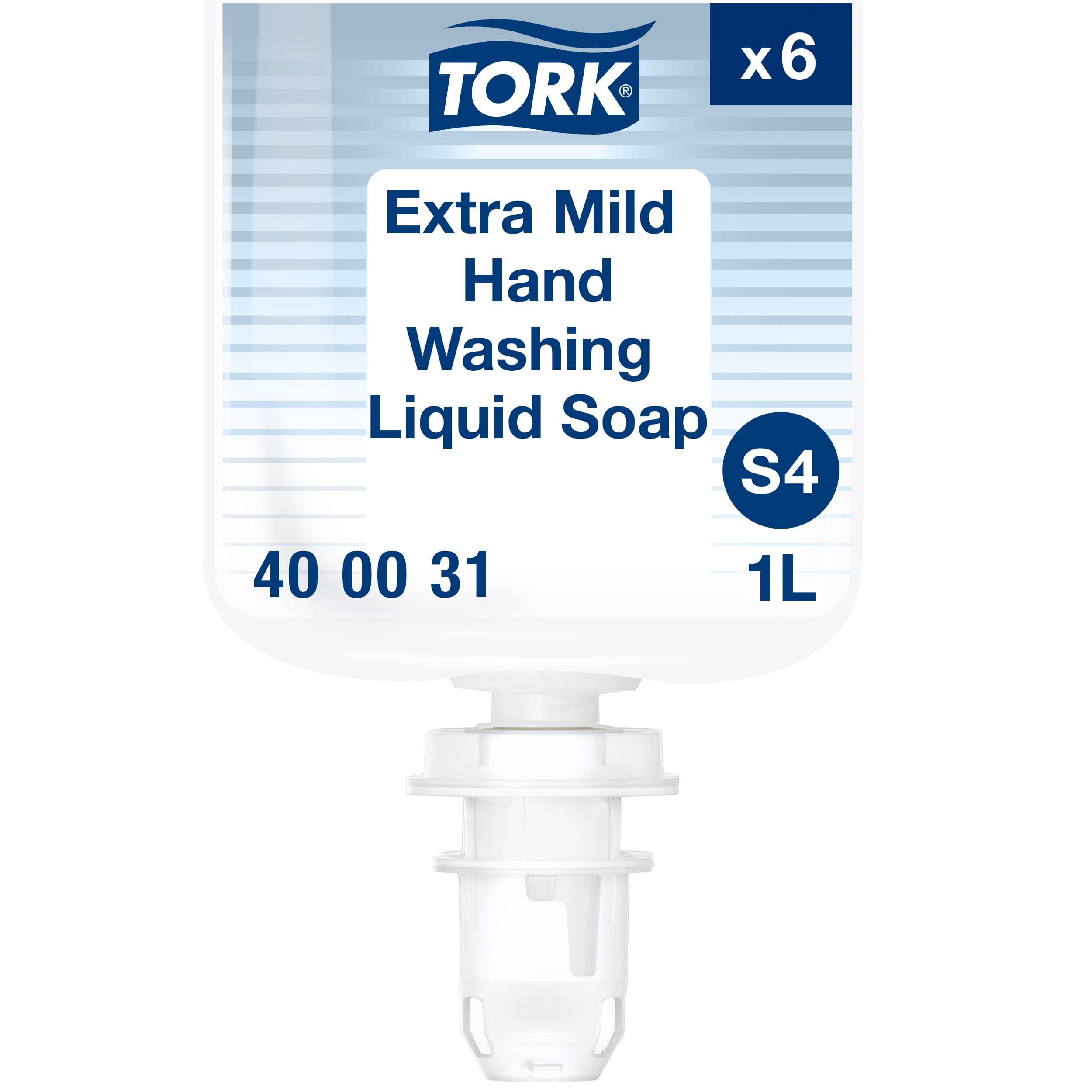 Tork Hand Soap Liquid 33.82 OZ Perfume-Free Colorless Refill Extra Mild For S4 6/Case