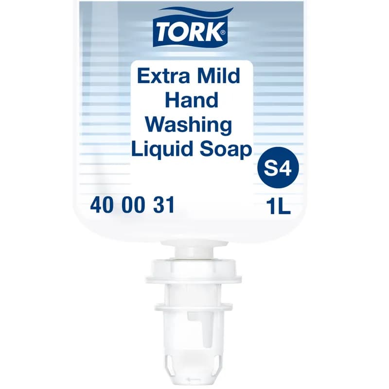 Tork Hand Soap Liquid 33.82 OZ Perfume-Free Colorless Refill Extra Mild For S4 6/Case
