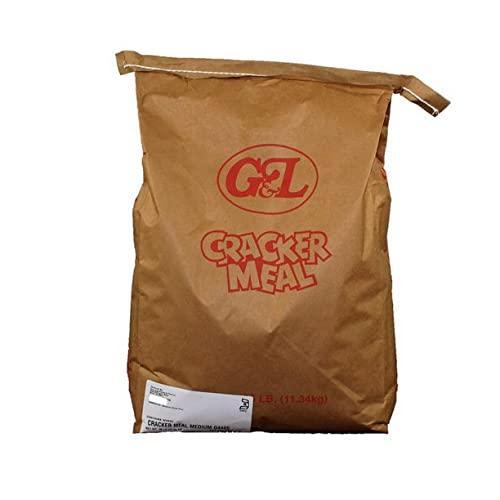 G&L Meal Cracker Bread Crumbs Medium 25# 1/Bag