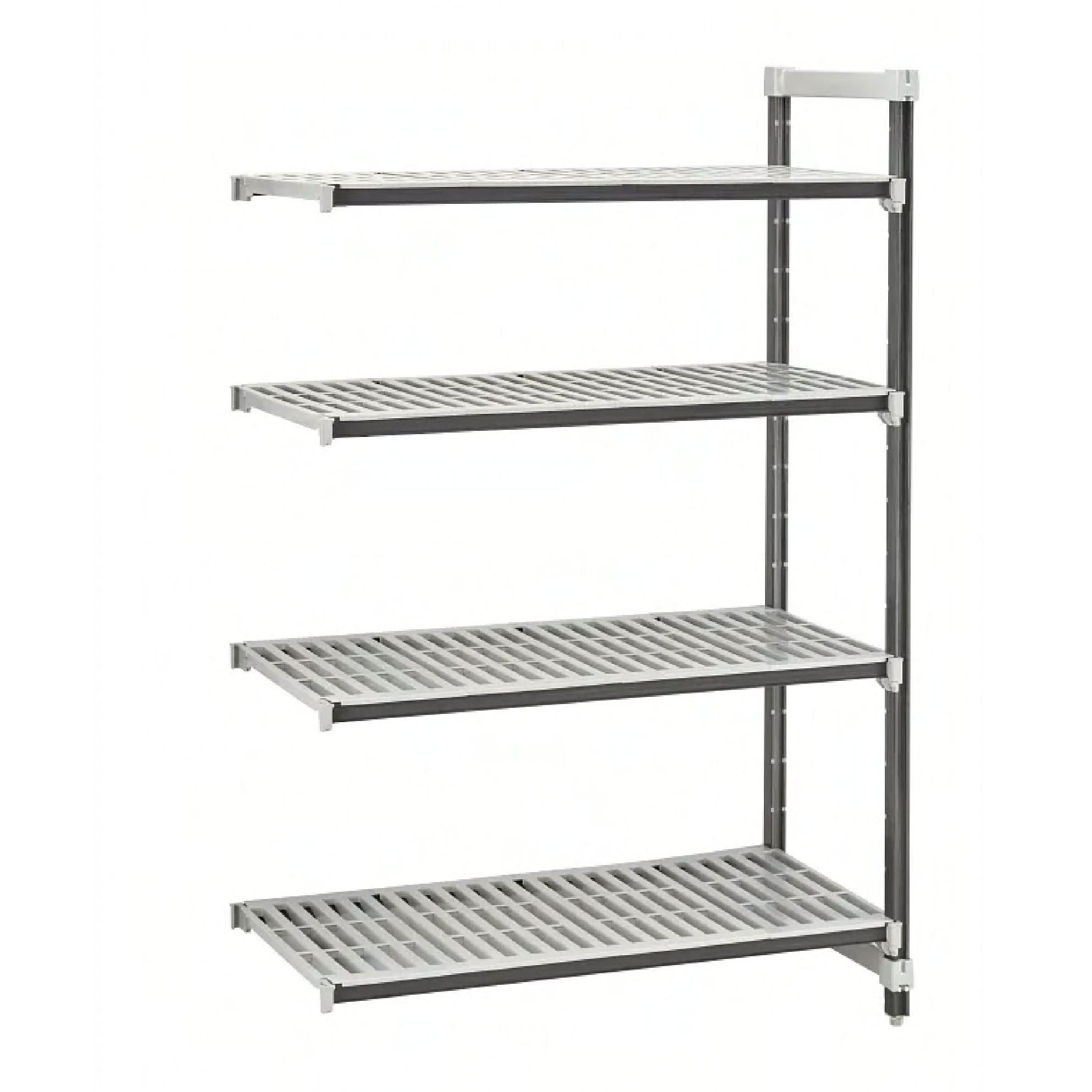 Camshelving® Elements® XTRA Add On Unit 18X42X72 IN Speckled Gray Steel 4-Tier 1/Each