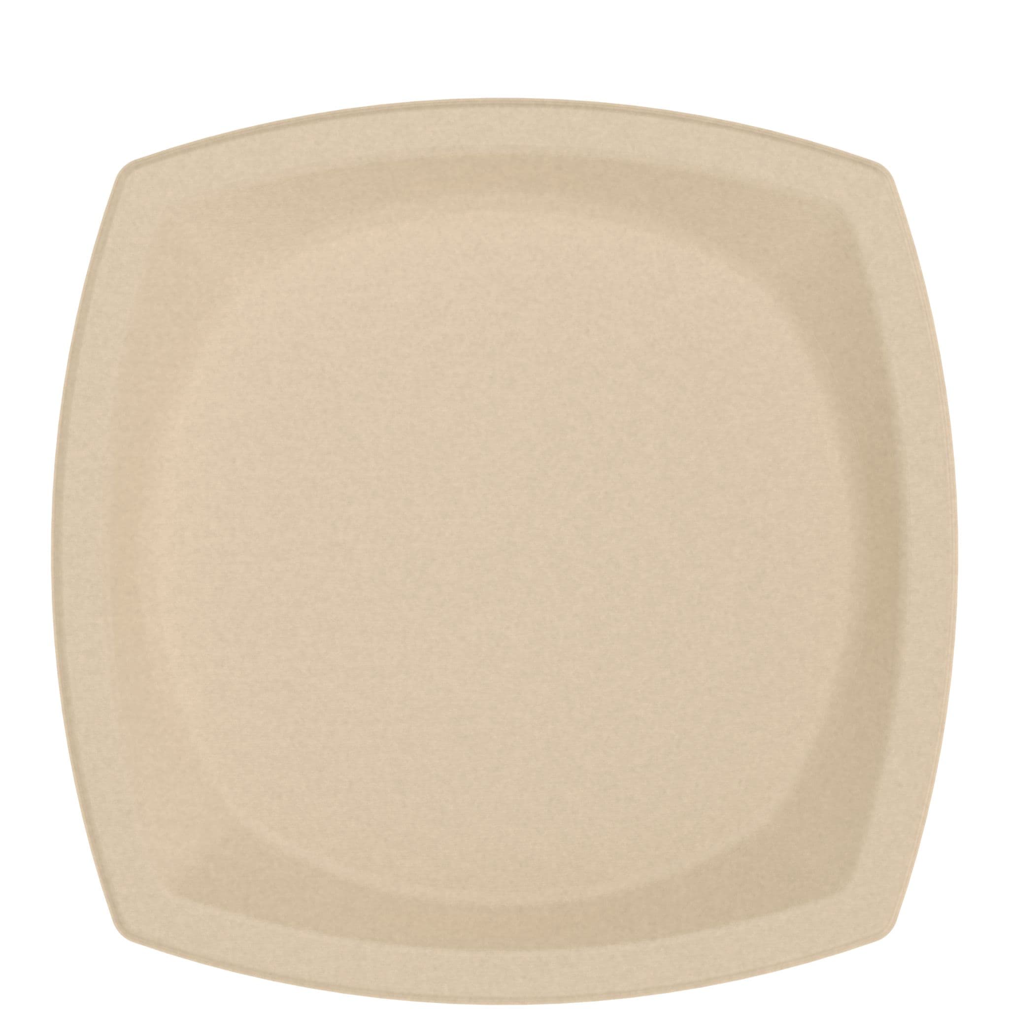 Dart® Plate 10X0.77 IN Pulp Fiber Natural 125 Count/Bag 4 Bags/Case 500 Count/Case