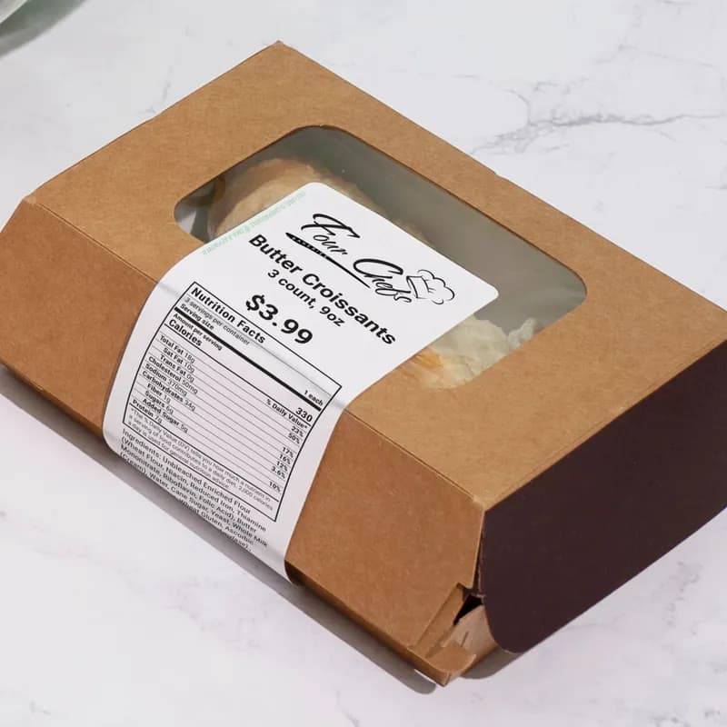 DateCodeGenie® Label 2X4 IN Paper Compostable 4/Roll