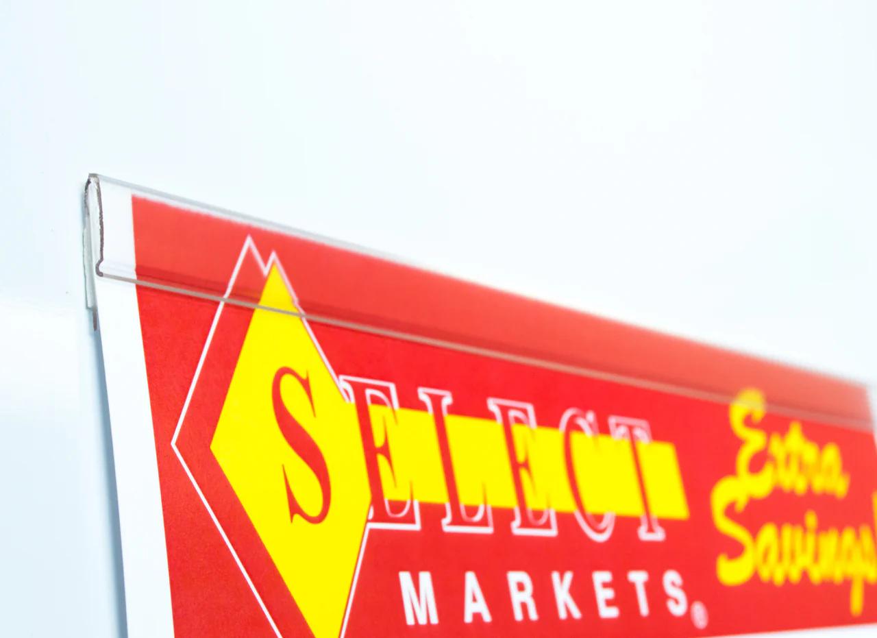 Friction Sign Holders Adhesive Sign Grip Strips .06" Thick 10/Pack