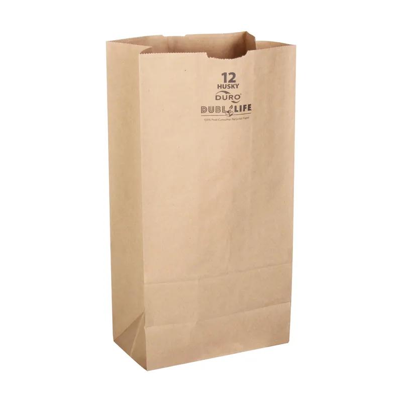 Duro® Dubl Life® Bag 7.06X4.5X13.75 IN 50 LB Kraft Paper Heavy With Self-Opening (SOS) Closure Husky 400/Bundle