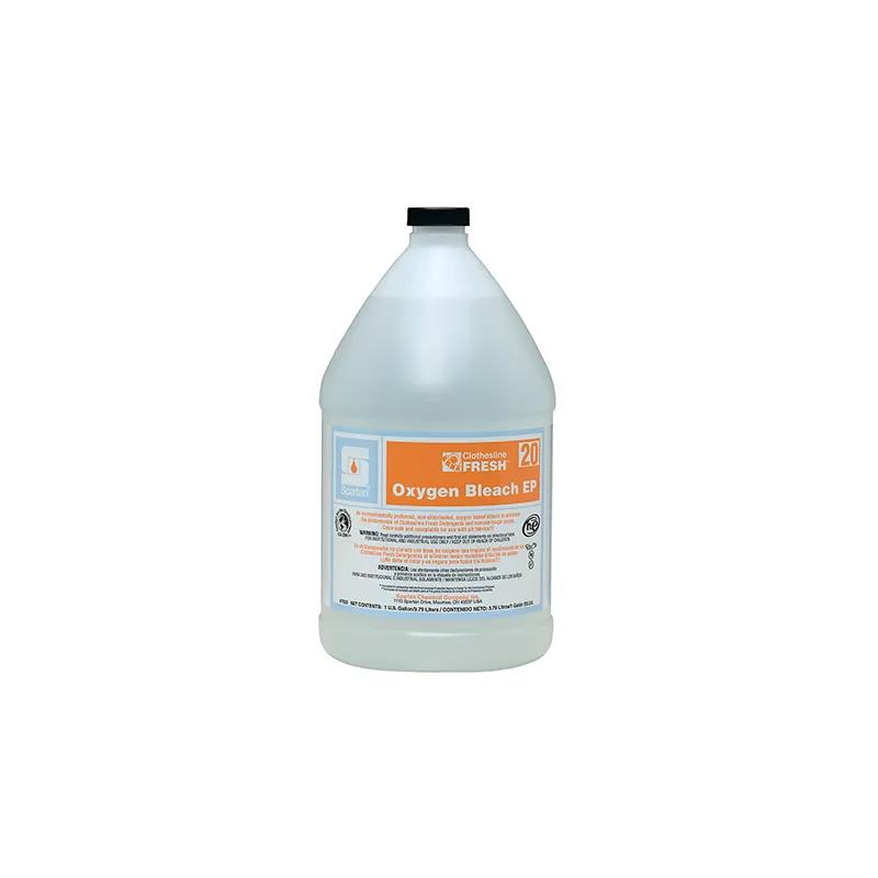 Clothesline Fresh® EP 20 Unscented Oxygen Bleach Laundry Bleach 1 GAL Mild Acid 4/Case