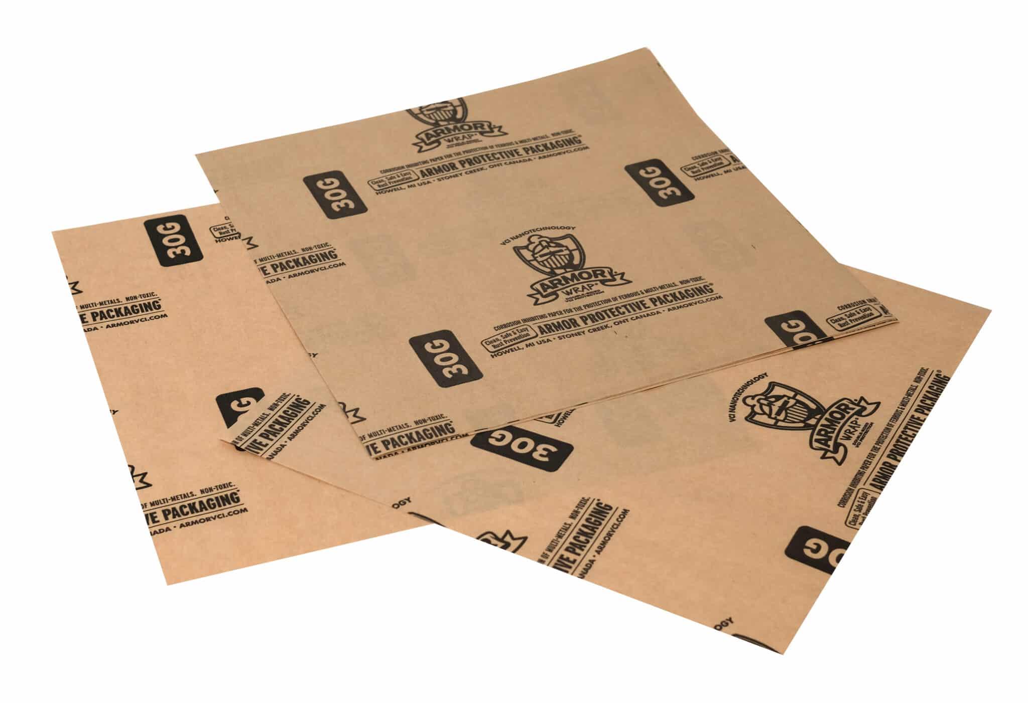 Armor Wrap® VCI Paper 12X17.5 IN Volatile Corrosion Inhibiting (VCI) Paper Virgin Kraft Paper 30LB 1/Each